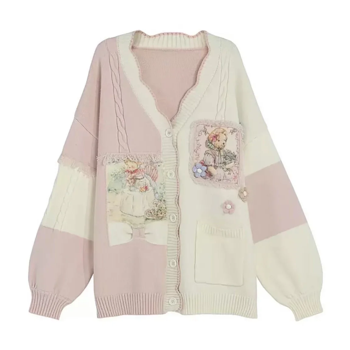 Милые вязаные пуловеры MAGOGO в стиле девушки Мори осенне-зимний женский свитер с