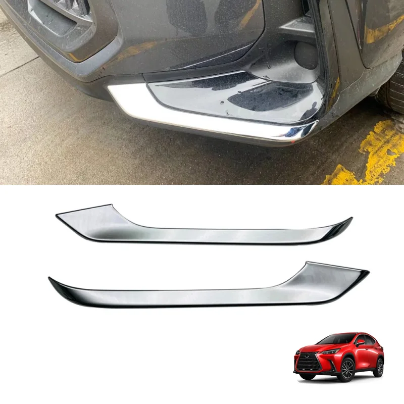 

For Lexus NX 260 NX350h 2022 2023 front bumper Grille decoration cover Front Fog Light trim Lamp Frame Cover Sticker