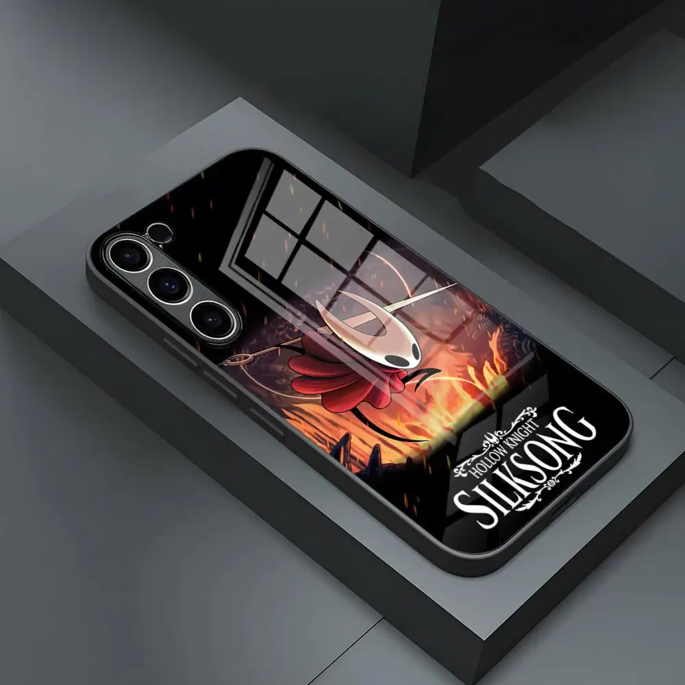 Фото Чехол для телефона Pablo Hollow Kinght для Samsung S24 Ultra, S26, S23 FE, S22, S20, S21 Plus, Galaxy A54, A34, A24, A53, стеклянная крышка №5