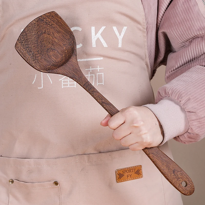 HeY LiLac деревянная лопатка кухонная утварь для переворачивания яиц антипригарная