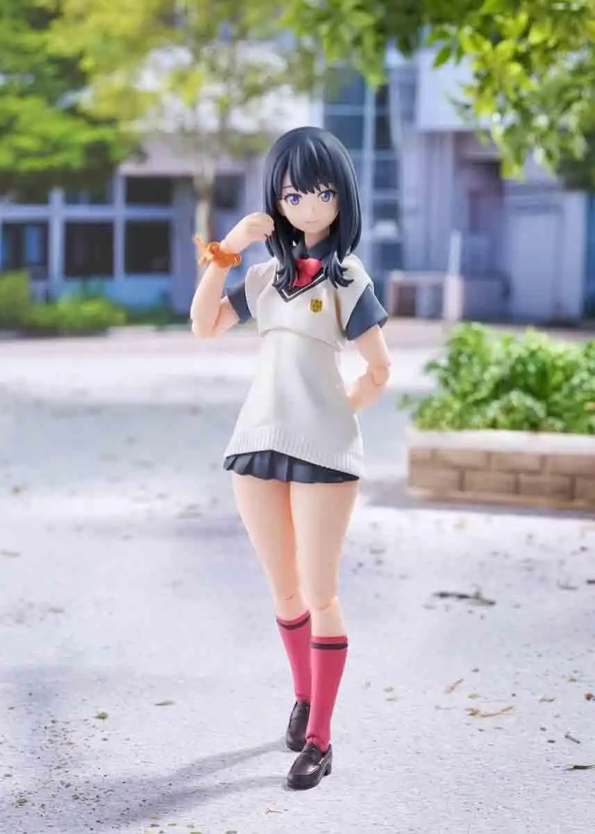 Фото Оригинальная фигурка Max Factory Figma Gridman Universe Рикка Такарада Аканэ Синджо, модель из аниме, коллекционная игрушка. №5