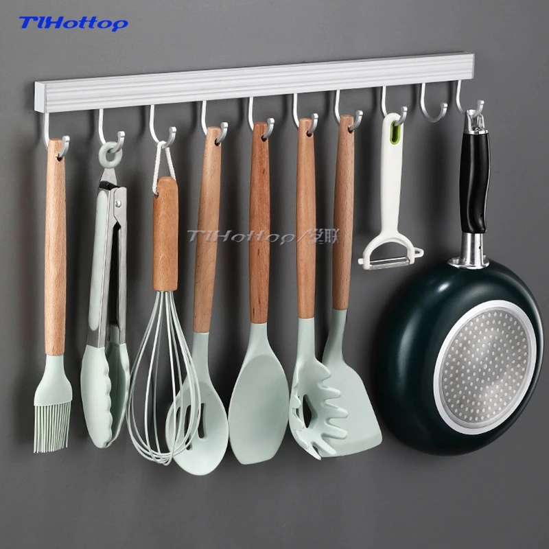 Кухонный крючок настенная подвесная полка многофункциональная подвеска для