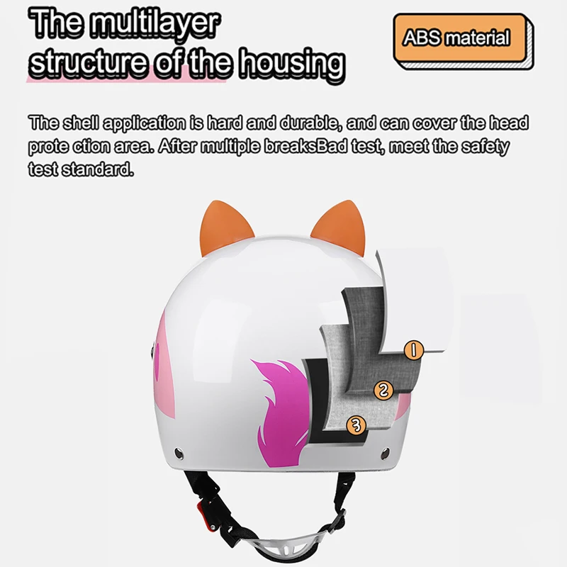 Шлем для электрического велосипеда детский шлем верховой езды милый студентов