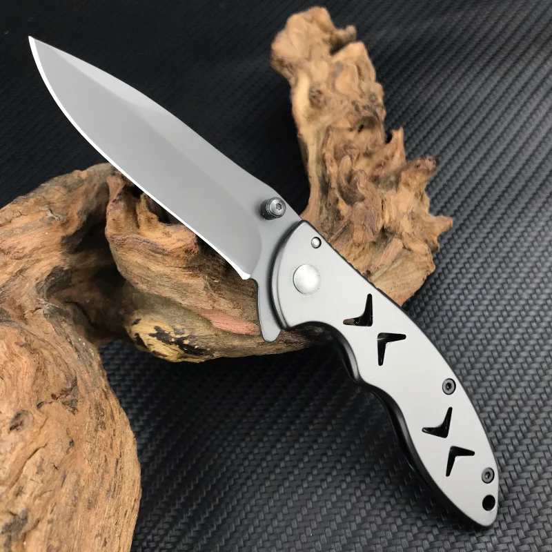 

GB All Steel 440C Blade with Knife Clip Mini Pocket High Hardness Cutter Knife Folding Tactical Knife Muti-purpose Utility Tool