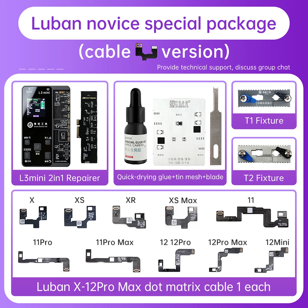 

Мини-программатор Luban L3 для iPhone X XS XR 11 12 13 Pro Max