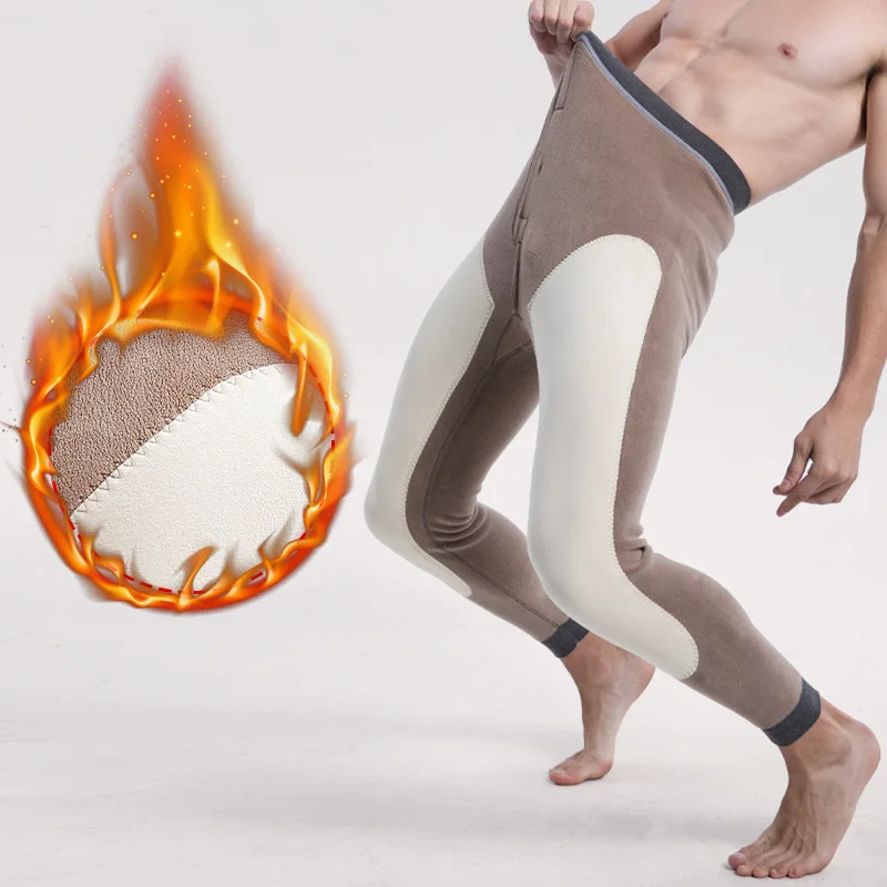 

Зимнее мужское термобелье, нижнее белье, мужские эластичные колготки, леггинсы, термоштаны, теплые шерстяные утепленные мужские кальсоны