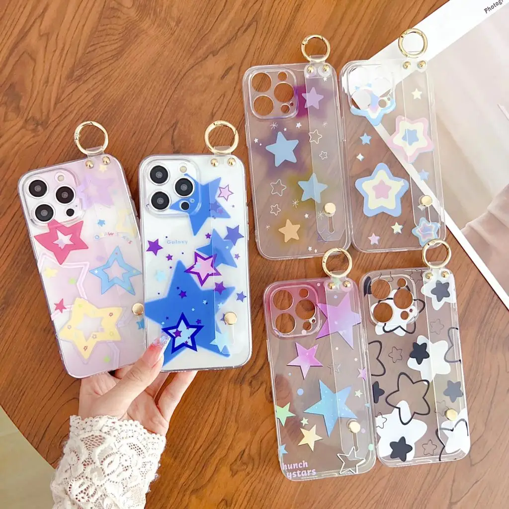 Звезды для Xiaomi 10 11 12 13 Pro T lite Ultra Poco F3 F4 X3 M3 X4 X5 M4 C40 C50 M5 Чехол Держатель ремешка на
