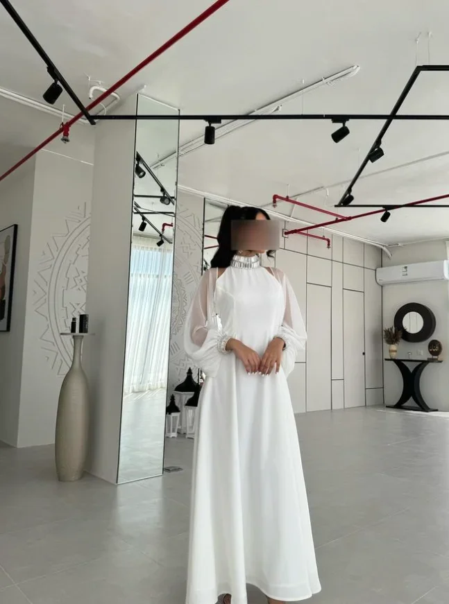 Белое платье для свадьбы вечерние платья женское فسافحرج رج