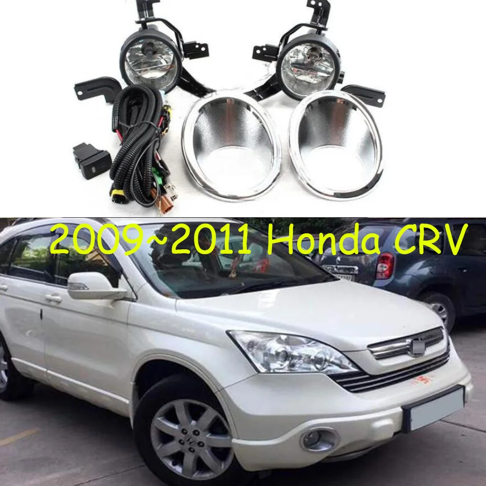 

Car bumper headlight for hONDA cr-v crv fog light 2009~2011y halogen bulb 4300K Wire of hanress Headlamp for CR V CRV fog lamp