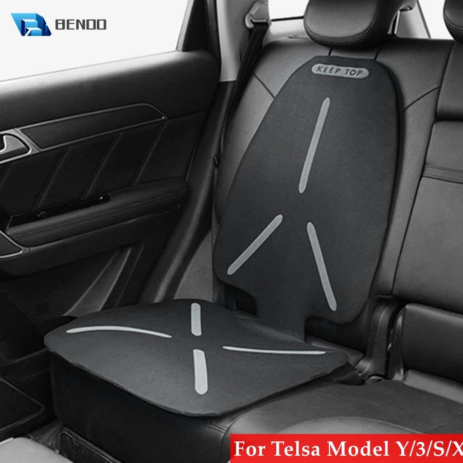 

ISOFIX Latch BRITAX Child Safety Seat Protector Cover For Telsa Model Y 3 S X Car 5-layer Support Nonslip Seat Mat Pad