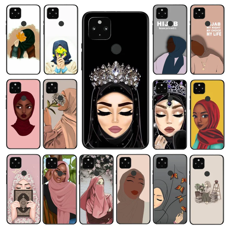

Hijab Aesthetic Muslim Girl Phone Case for Google Pixel 7 7Pro 6 Pro 6A 5A 4A 3A Pixel 4 XL 5 6 4 3 XL 3A 2 XL