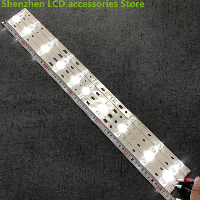 

10LED 6V 623MM LED backlight strip FOR FLTV-32K62 PB08D623173BL042-005H 320B01301401 T32ED07U 100%NEW
