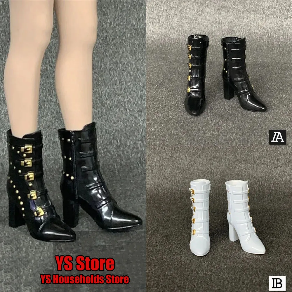 ZY1023 1/6 масштаб модные высокие полые сапоги для женщин-солдат нежная модель обуви