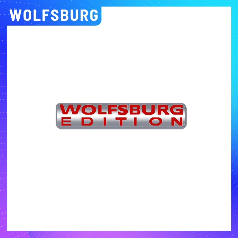 

1/2 шт. металлический логотип WOLFSBURG EDITION, наклейка на багажник, декоративный значок, аксессуары для стайлинга