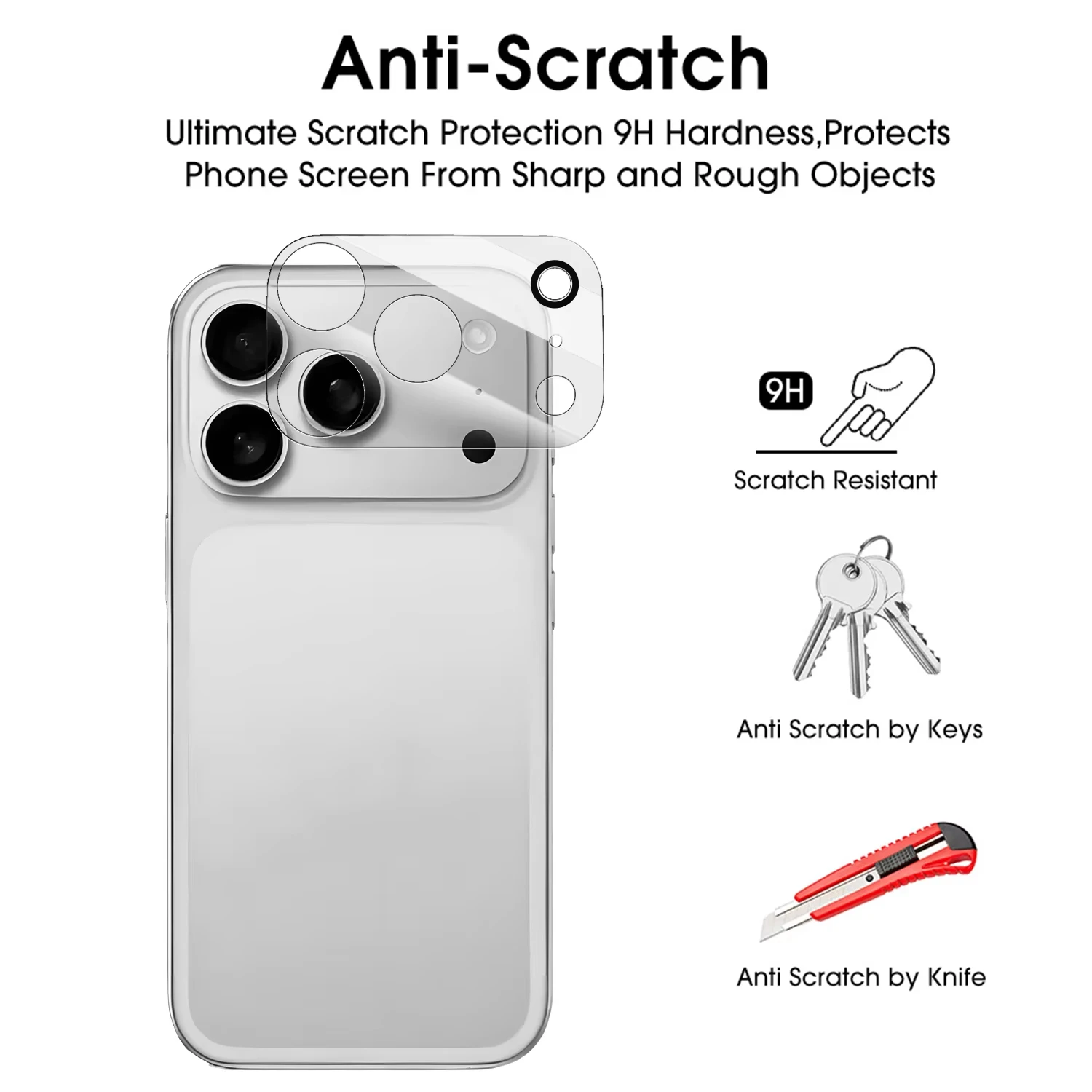 Фото Защитная пленка для объектива камеры из закаленного стекла для iPhone 17 Pro 14 15 13 11 12 16 Pro Max Air Plus Mini, защитная пленка для задней линзы №3