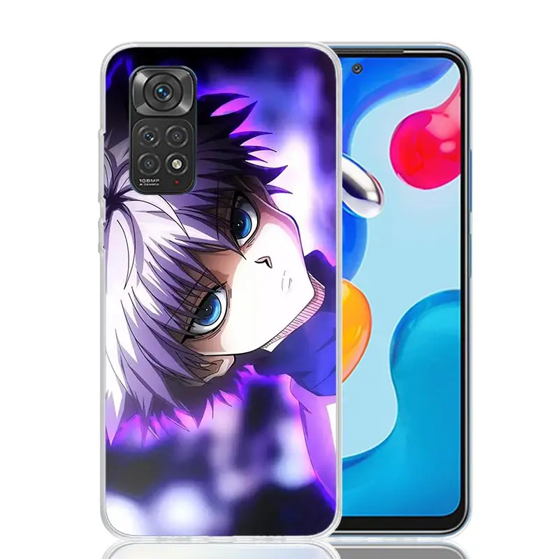 Чехол для телефона Hunter HXH Killua чехол с художественным рисунком Xiaomi Redmi Note 13 12S 12 11S 11E