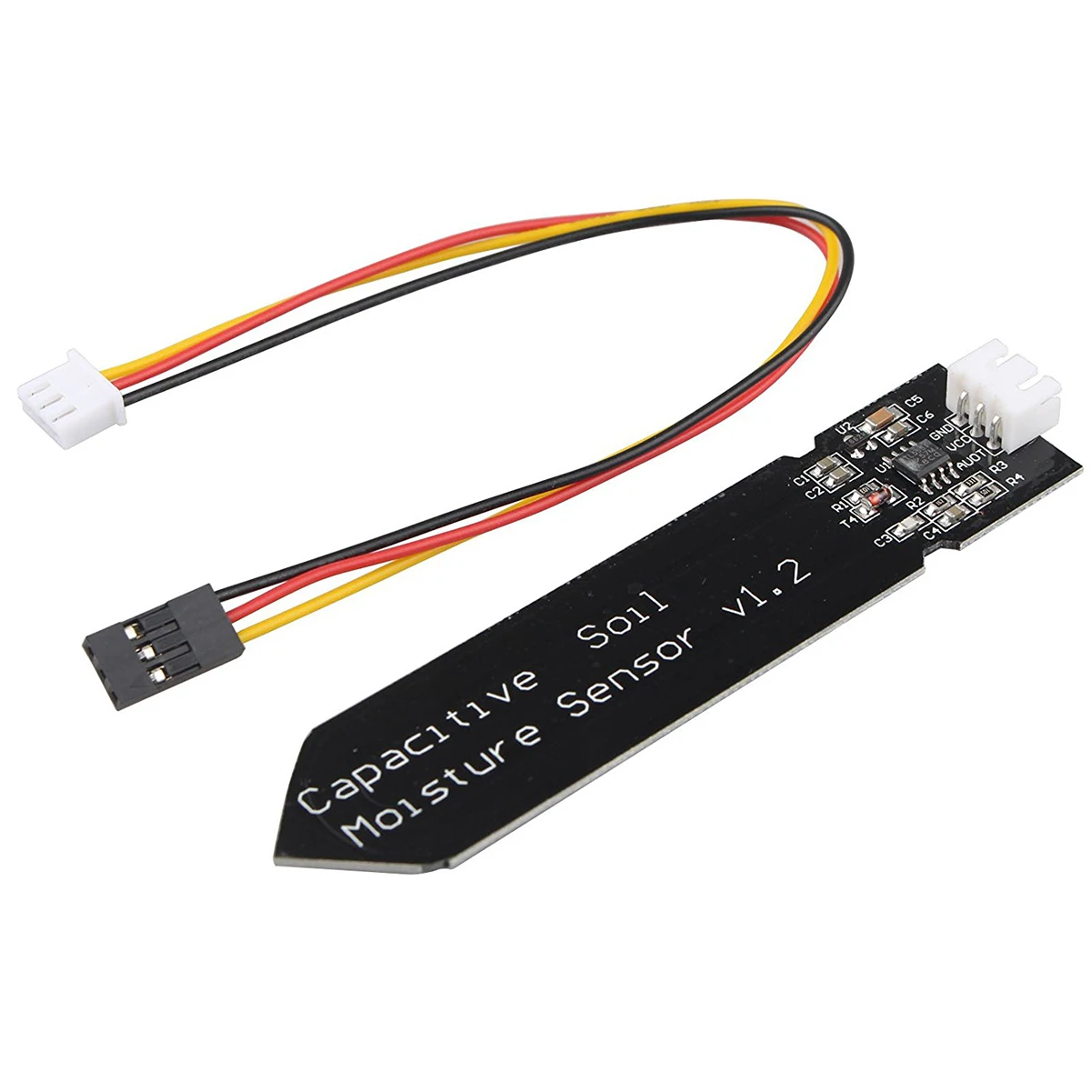 

DC 3.3-5.5V Analog Capacitive Soil Moisture Sensor Corrosion Resistant w/ Cable DC 3.3-5.5V Soil Moisture Sensor DC 3.3-5.5V
