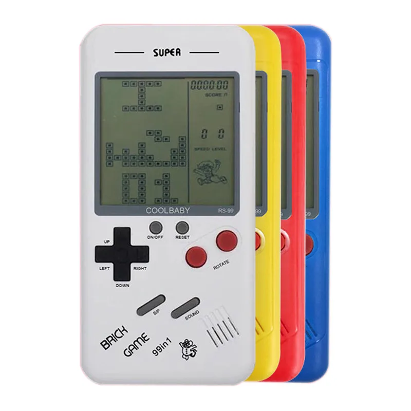 

Portable Classic Tetris Game Console Retro Nostalgic Puzzle Mini Handheld Game Players 3.5'' LCD for Children Students Toys Gift