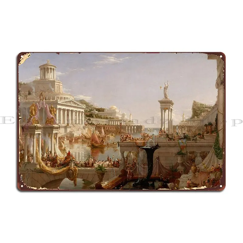 Расходные материалы империи курс 1836 Томас Коул металлический плакат на налет