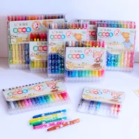 36 color non toxic water soluble crayon silky oil pastel stick erasable children painting art supplies kids gifts stationery