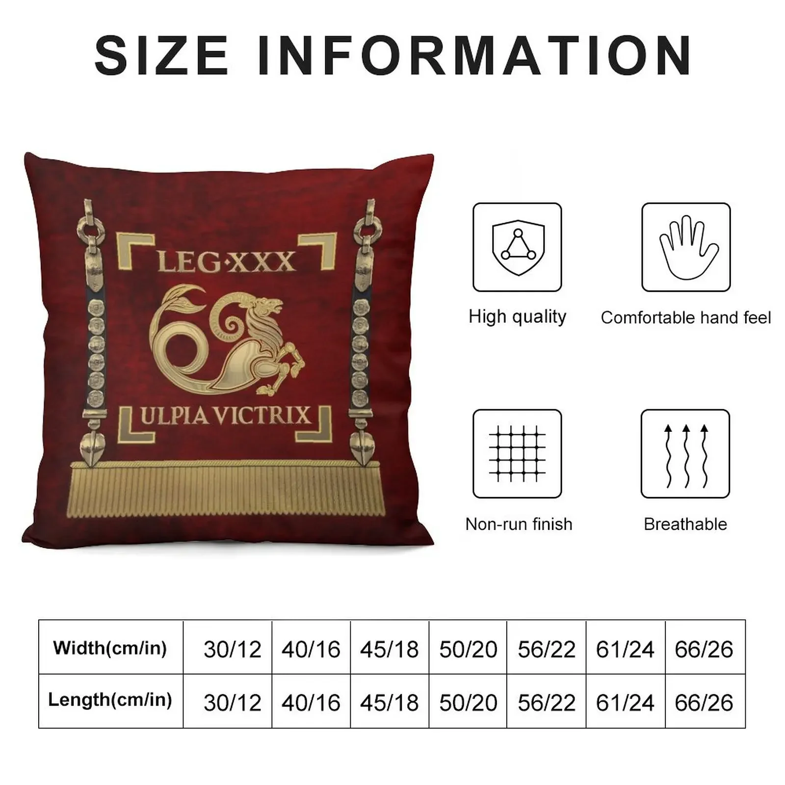 Стандарт 30-го легиона Ульpia Victrix — Vexillum подушки Victorious Thirtieth Legion Трейзана