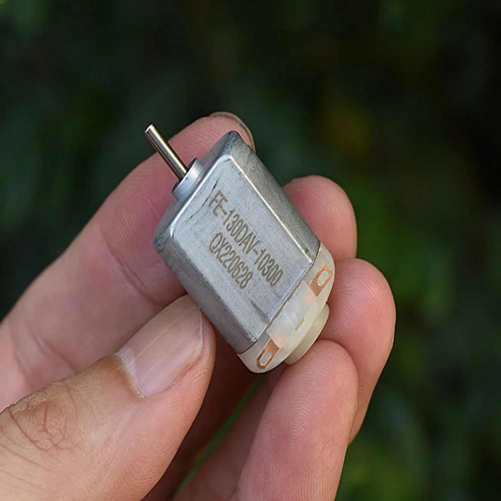 Мини FE-130DAV-10270 Двигатель постоянного тока 12 В 13000 об/мин 9 5 мм Вал Электрический 130 RC