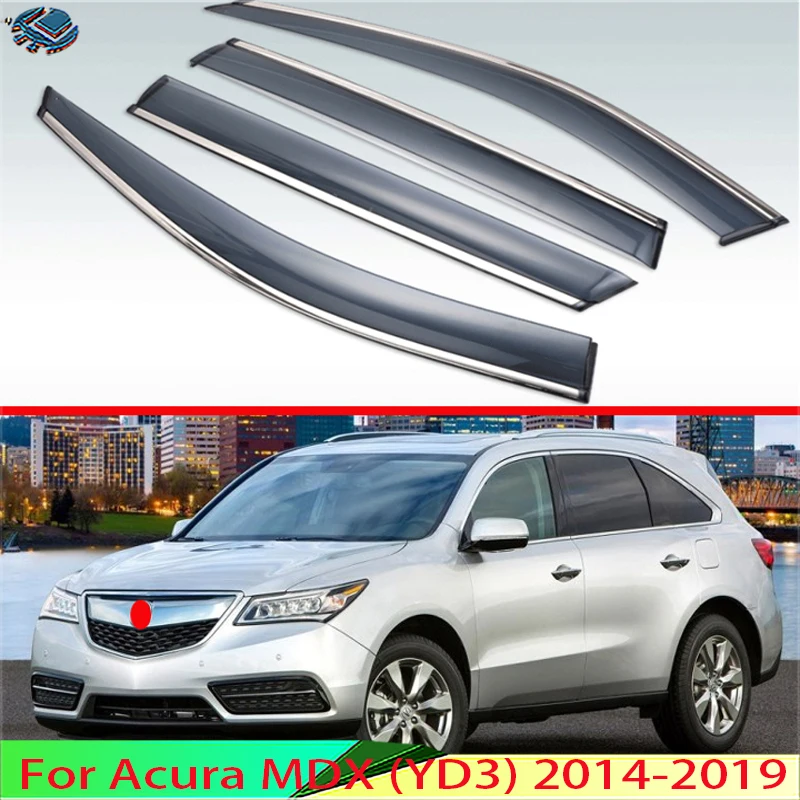Для Acura MDX (YD3) 2014-2019 пластиковый внешний козырек вентиляционные шторы оконный