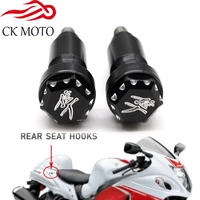 for suzuki hayabusa gsx1300r rear seat bolts hooks motorcycle accessories gsx 1300r 1999 2022 seat rail screws ball cut edges