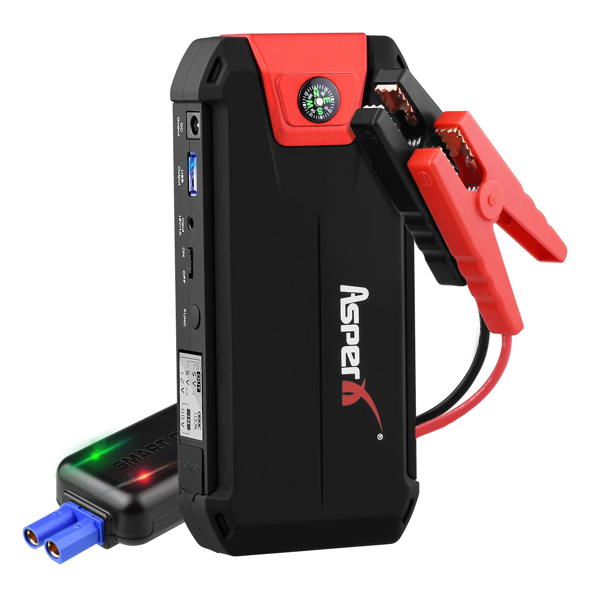 GREPRO Free Ship Portable 13800mAh Car Jump Starter 1000A Peak 12V Auto Battery Booster Power Pack with LCD Display Jumper Cable
