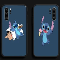 disney stitch phone cases for huawei honor y6 y7 2019 y9 2018 y9 prime 2019 y9 2019 y9a funda coque carcasa