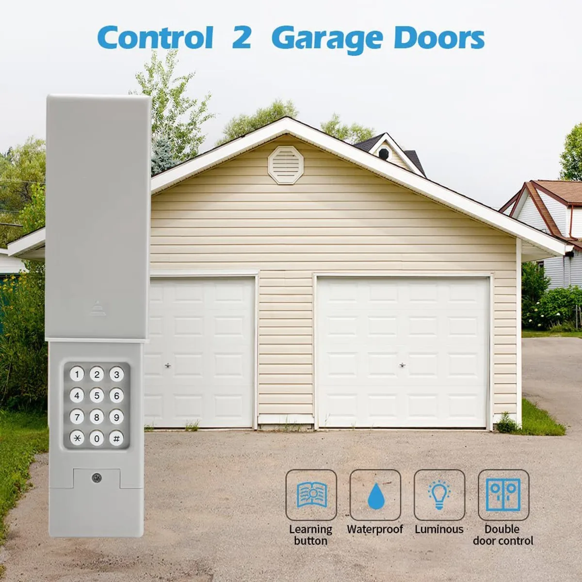 Универсальная клавиатура для открывания Гаражных дверей беспроводная доступа