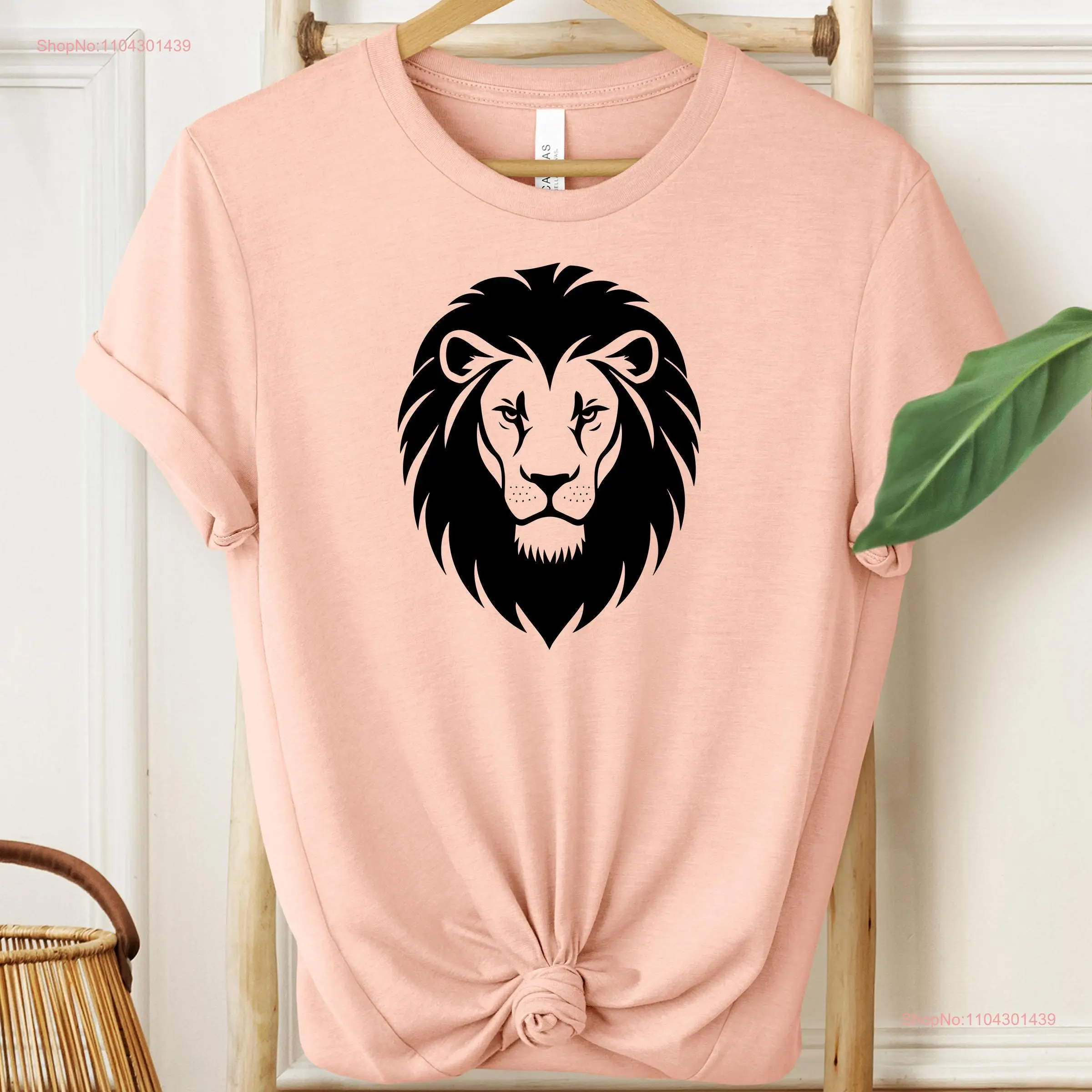 Футболка с изображением льва для любителей животных африканские описы длинными