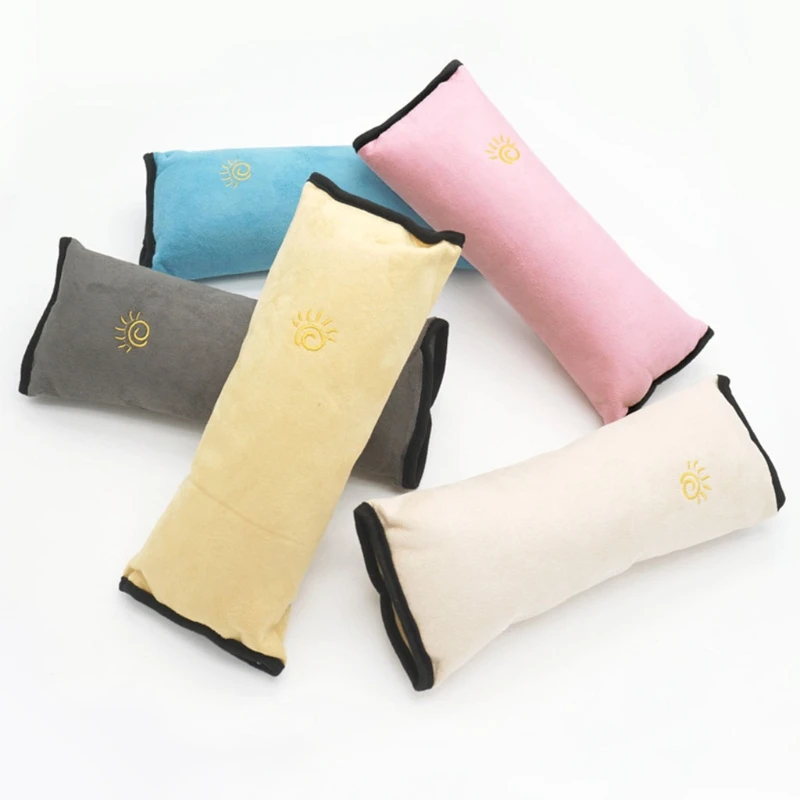 

Multifunctional 2 Pieces Auto Cushion Car Safety Belt Protect Neck Shoulder Pad Adjust Vehicle Seat Belt Pillow for Kids