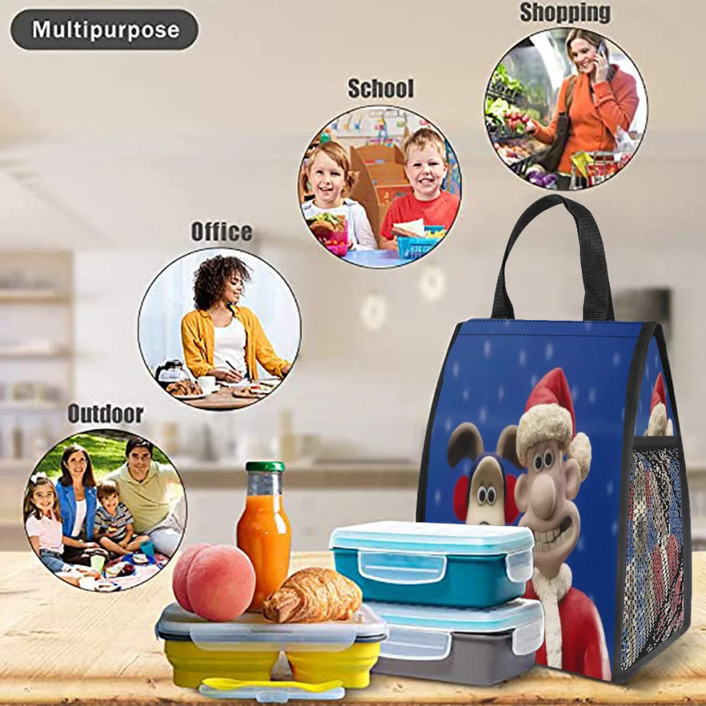 Kawaii Cute Gromit термоизолированная сумка для обеда портативный контейнер лагеря