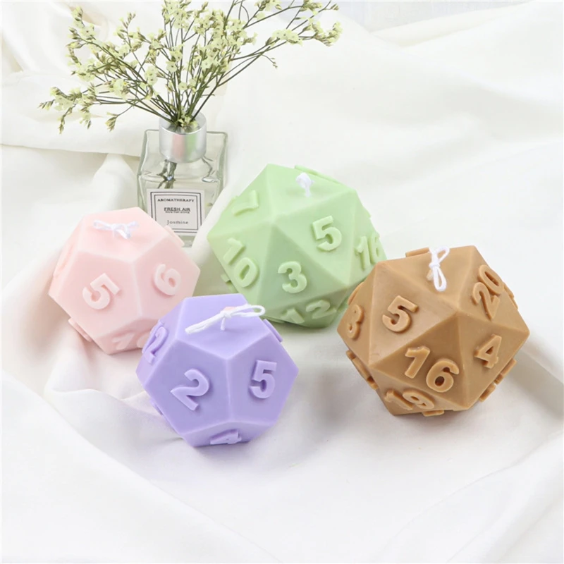 

Decoration 3D Soap Mould DIY Epoxy Mold Handmade Candles Aroma Wax Soap Molds for Decorations