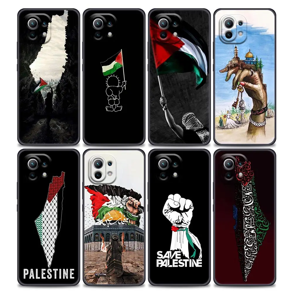 

Phone Case for Xiaomi Mi 11 Lite NE 11i 11X 11T 12 Pro Poco F1 F3 X3 GT X4 NFC Pro Cases Cover Palestine Flag Jerusalem Landmark