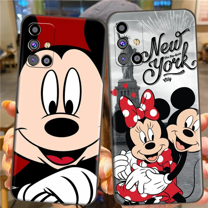 

Disney Mickey Mouse Logo For Samsung M30 S M31 M32 M52 M51 Soft Silicon Back Phone Cover Protective Black Tpu Case Coque