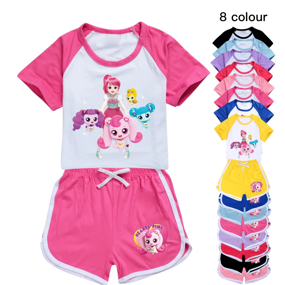 

Catch Teenieping 100-170 Children's T-shirt Shorts Sports Suit Big Girl Clothes Toddlers Infant Kids Boutique Clothes Boys Tess