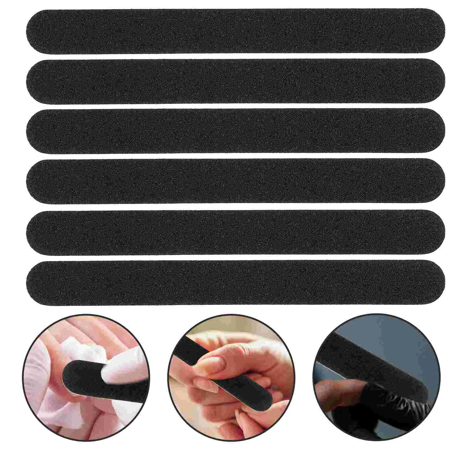 

100 Pcs Manicure Nail File Natural Nails Files Buffer Buffers Sponge Reusable Nail Polish Tools Simple Shaping Sandpaper