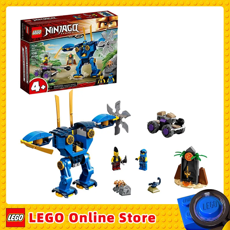 

LEGO & NINJAGO Jay's Electro Mech Children Building Blocks Toys Gift 71740