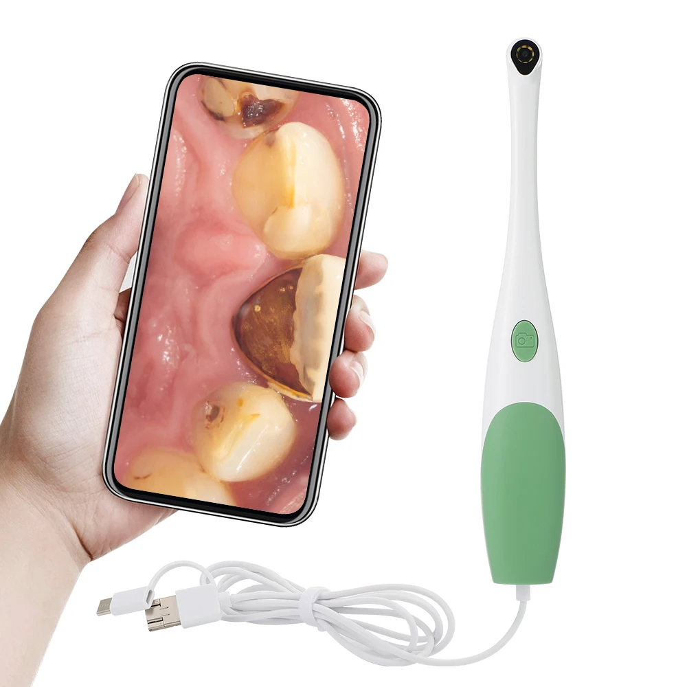 

Новая беспроводная стоматологическая камера-эндоскоп для полости рта HD, визуальный эндоскоп с 8 светодиодами для осмотра зубов, стоматолог...