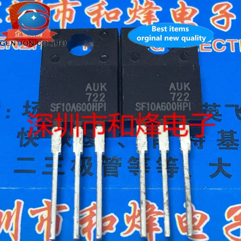 

10 шт. 100% оригинальный новый SF10A600HPI TO-220F 5A 600V