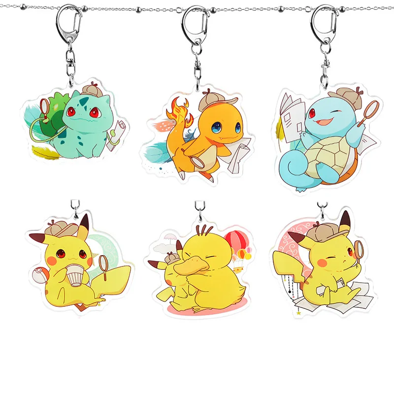 

Покромон Пикачу Сквиртл молтреты Meowth чармандер японское аниме Кукла второго поколения брелок мультяшная подвеска