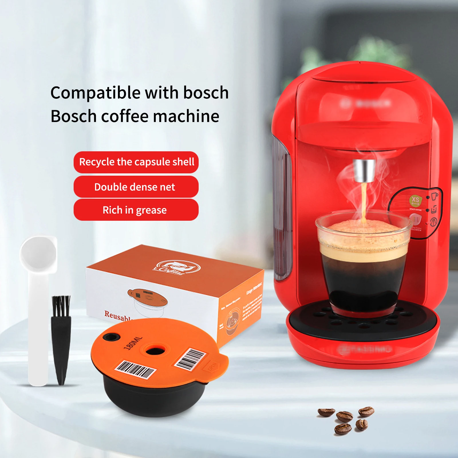 

Капсульные капсулы herbruiknaked Koffie капсулы для Bosch-S аппарата Tassimo navulnaked капсулы с фильтром