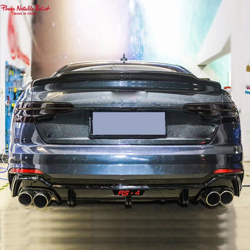 Автомобильные боди для Audi A4 S4 B9 ABT задний бампер с диффузором 2017 2018 2019