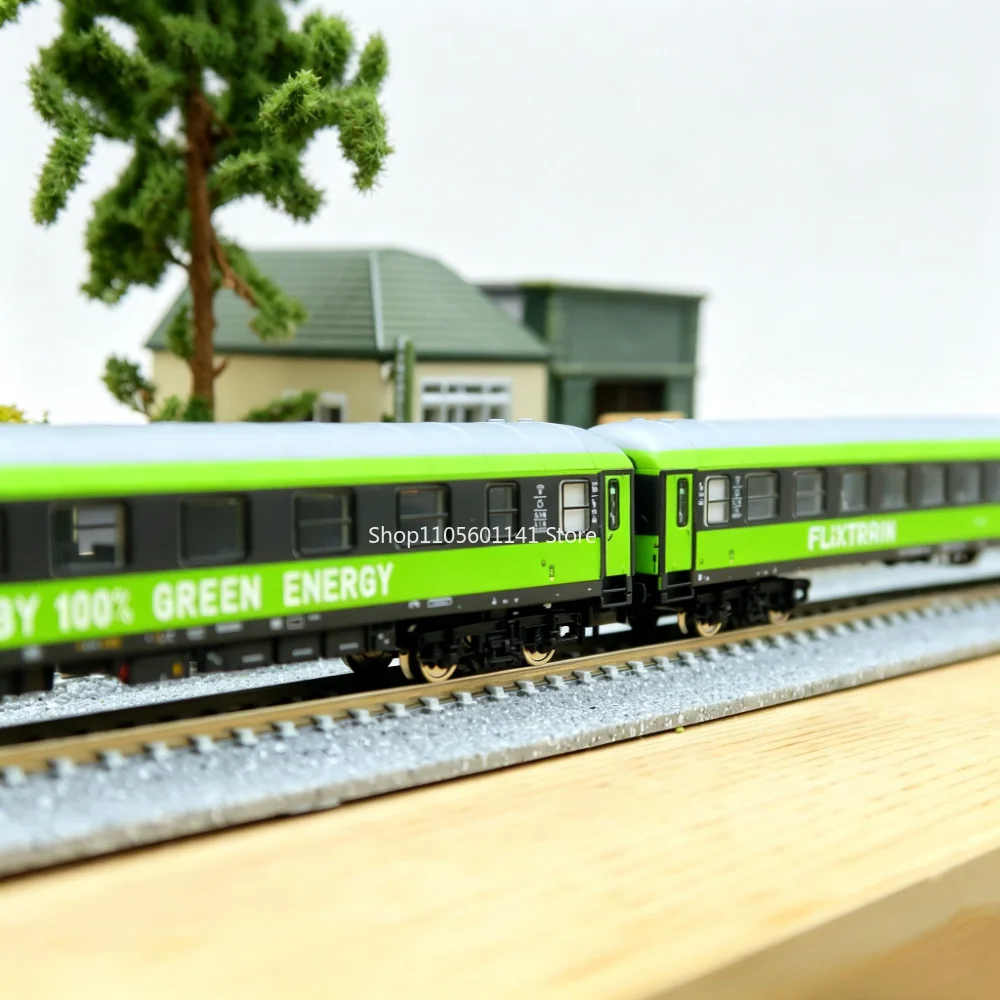 Фото Модель поезда N Scale 1/160, 6260085, два пассажирских вагона, набор вагонов для модели поезда, декор для песочницы, без электропривода. №3