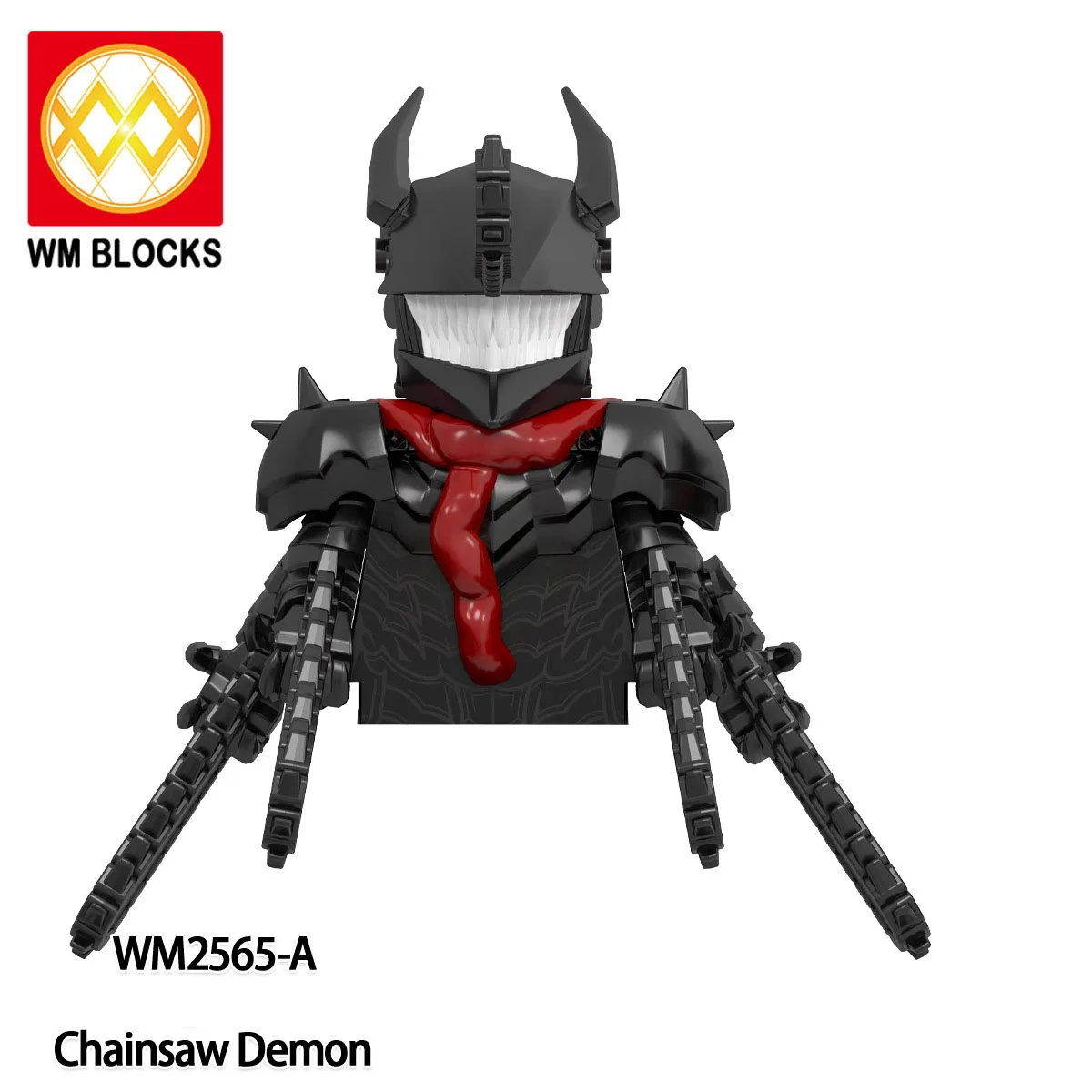 

WM2565Assembled Toys WM2565-A Anime Series Electric Knife: Demon Shore Man Building Block Bag