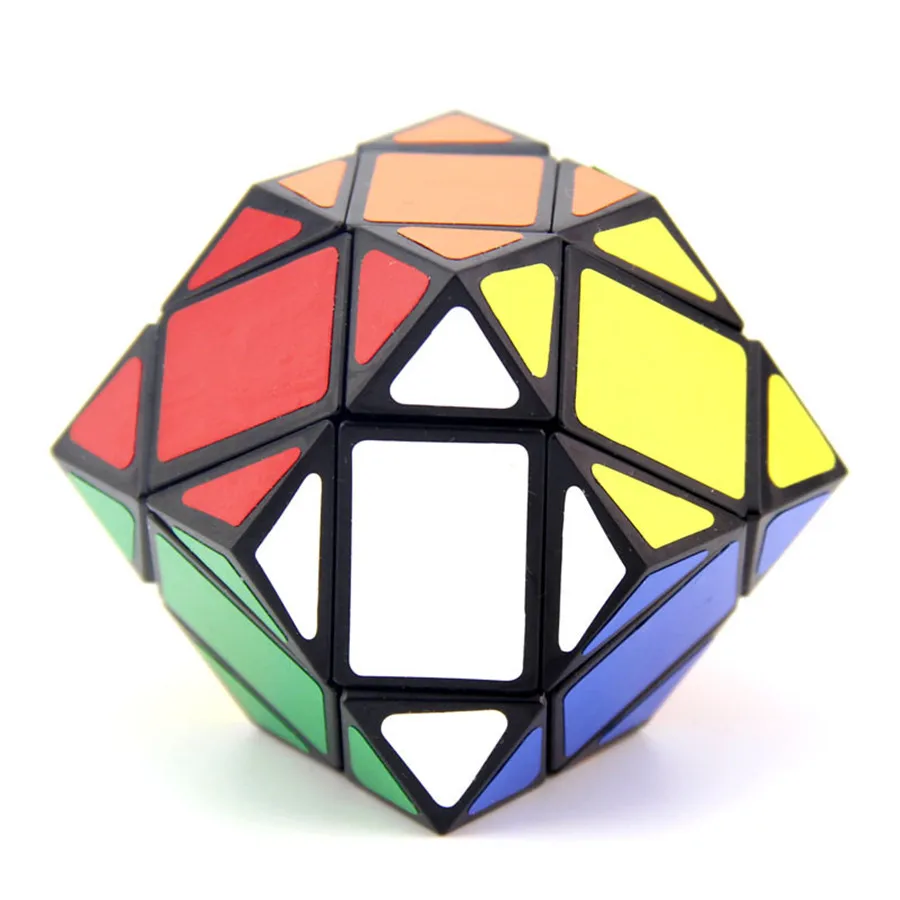 Фото Lanlan Diamond Face 3x3x3 Magic Cube Black Alien 12-сторонняя детская игрушка Magic Cube Детские игрушки-головоломки Cubo Magico №1