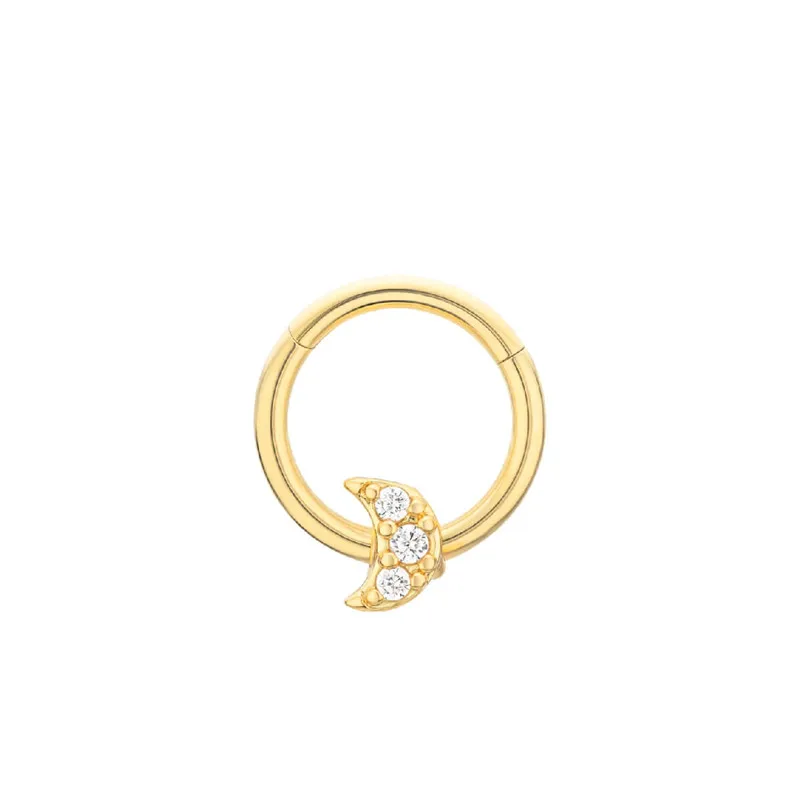 

Aide 925 sterling silver earrings shiny moon crystal 2022 women's accessories gift casual office earrings bijoux femme серьги