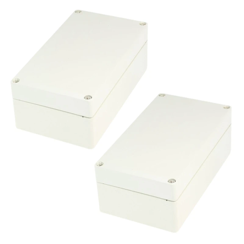 

2Pcs 158Mm X 90Mm X 60Mm Waterproof Plastic Enclosure Junction Box Holder